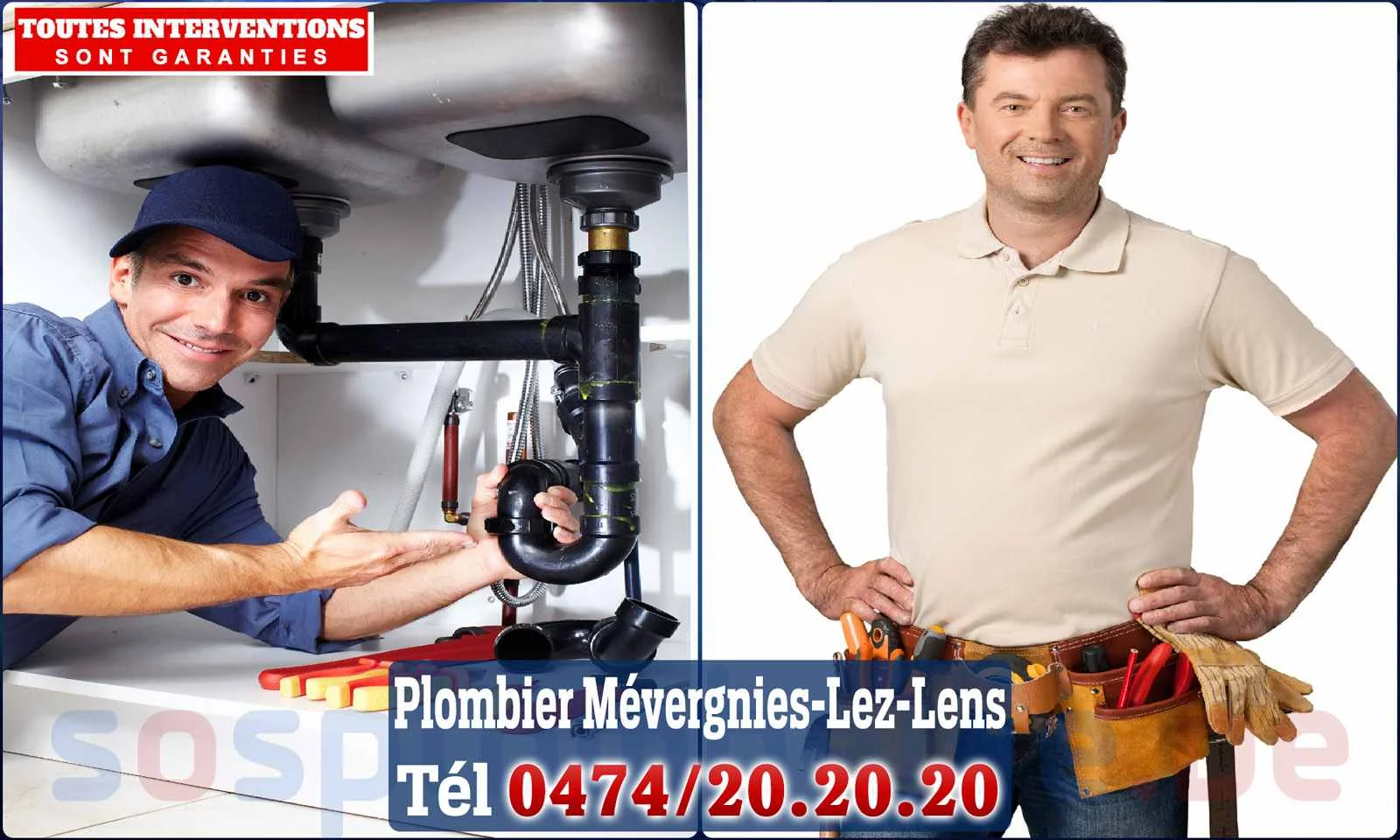 SOS Plomberie - Plombier Mévergnies-lez-Lens pour installation et
                    réparation