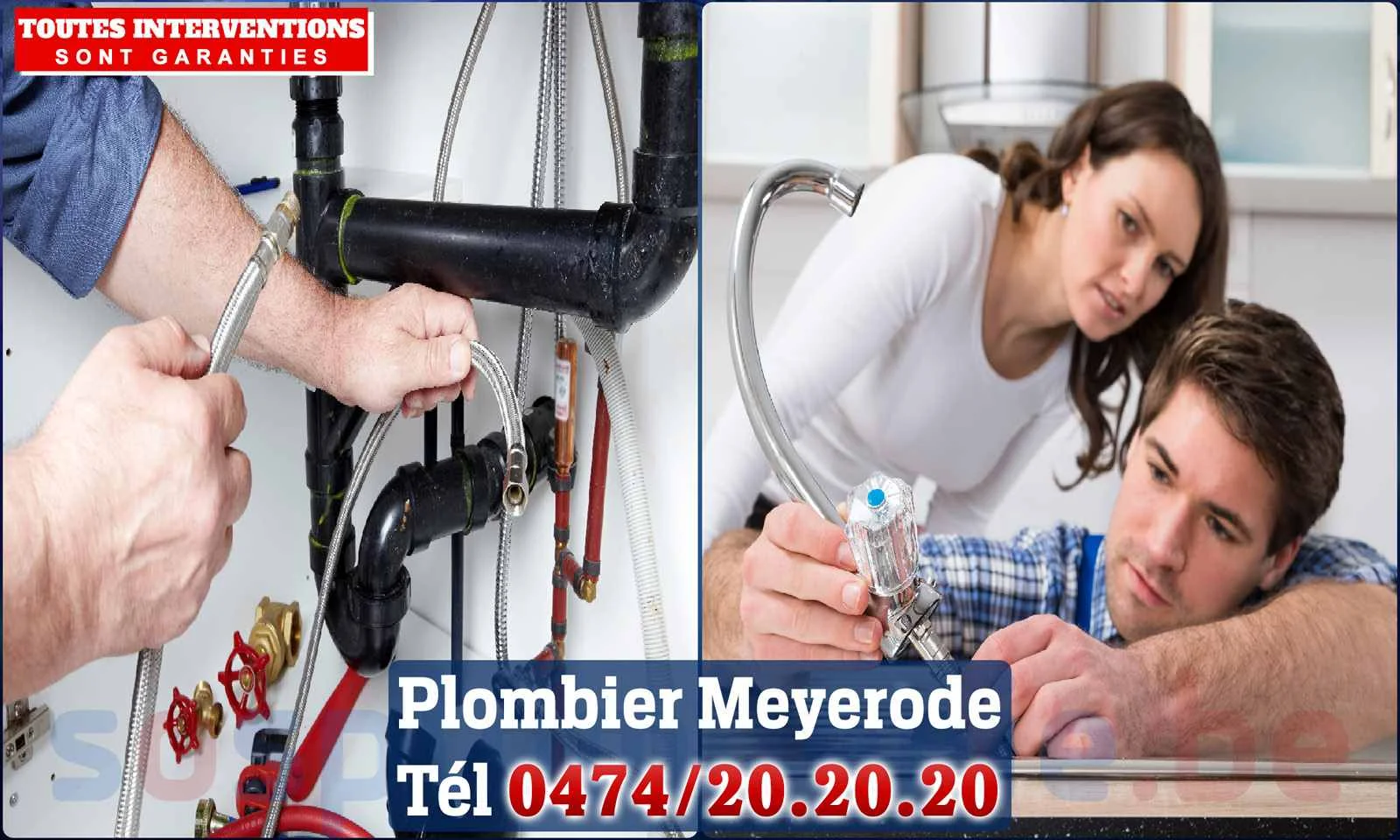 SOS Plomberie - Plombier Meyerode pour installation et
                    réparation