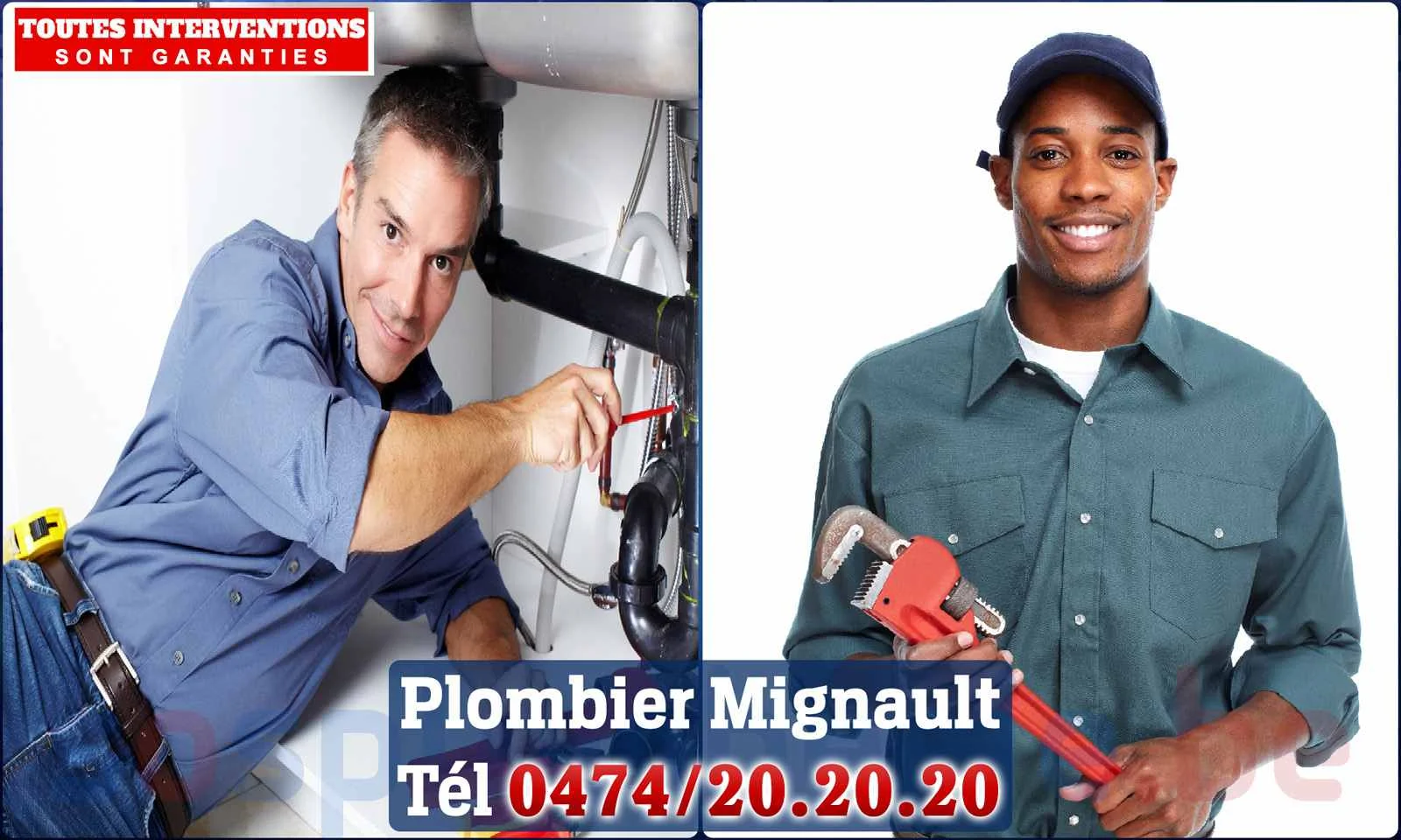 SOS Plomberie - Plombier Mignault pour installation et
                    réparation