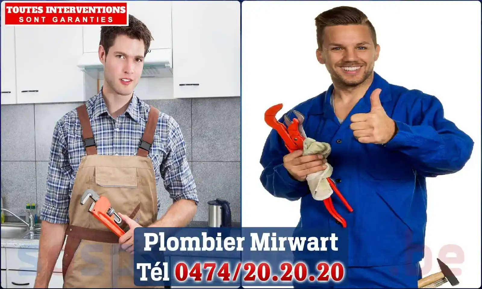 SOS Plomberie - Plombier Mirwart pour installation et
                    réparation