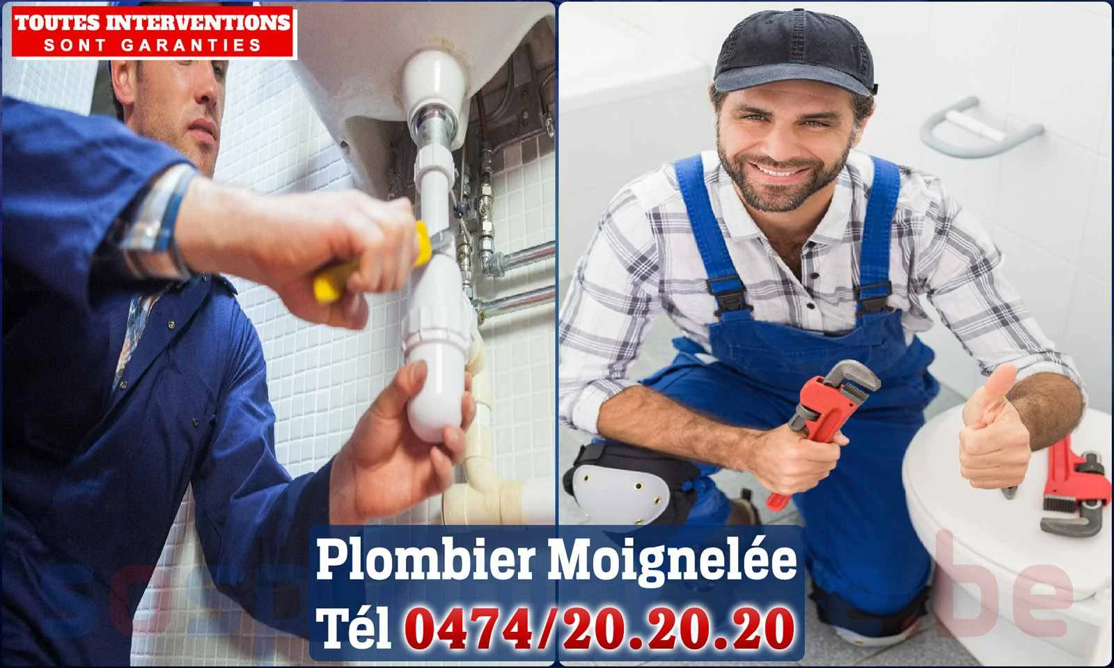 SOS Plomberie - Plombier Moignelée pour installation et
                    réparation