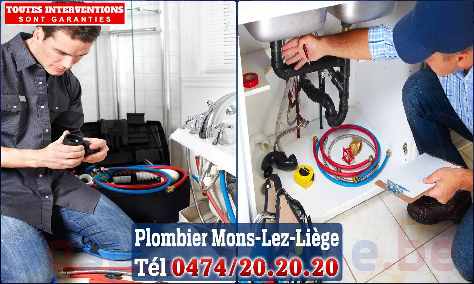 SOS Plomberie - Plombier Mons-lez-Liège pour installation et
                    réparation