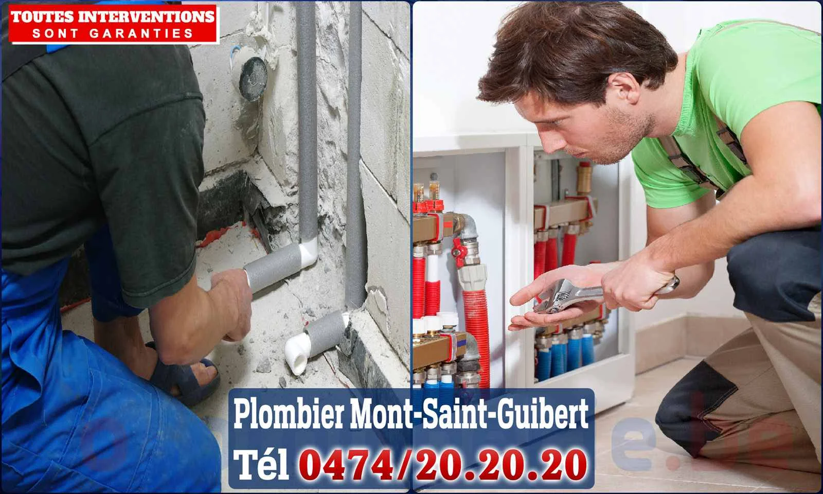 SOS Plomberie - Plombier Mont-Saint-Guibert pour installation et réparation