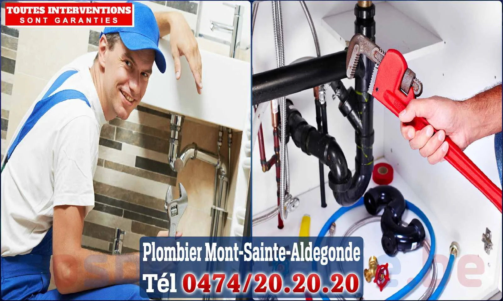 SOS Plomberie - Plombier Mont-Sainte-Aldegonde pour installation et
                    réparation