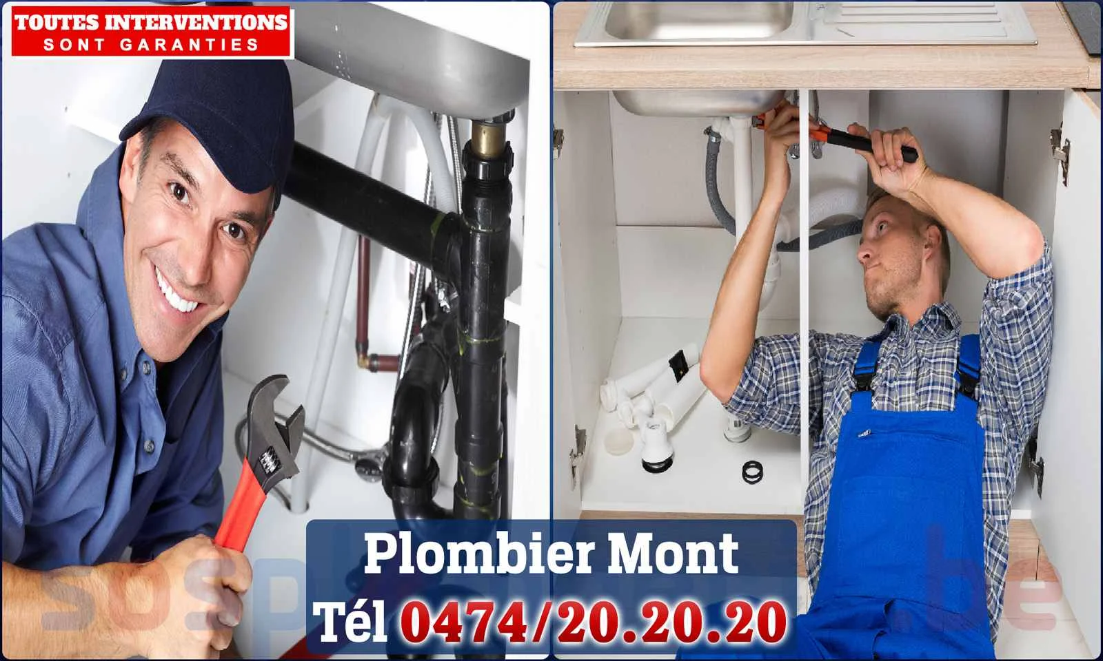 SOS Plomberie - Plombier Mont pour installation et
                    réparation