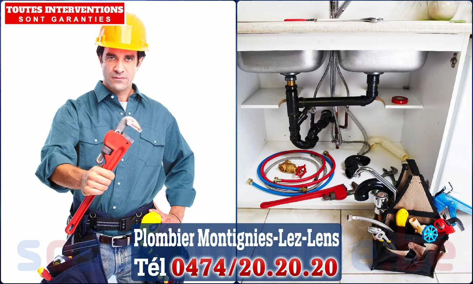 SOS Plomberie - Plombier Montignies-lez-Lens pour installation et
                    réparation