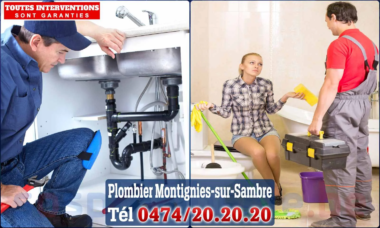 SOS Plomberie - Plombier Montignies-sur-Sambre pour installation et
                    réparation