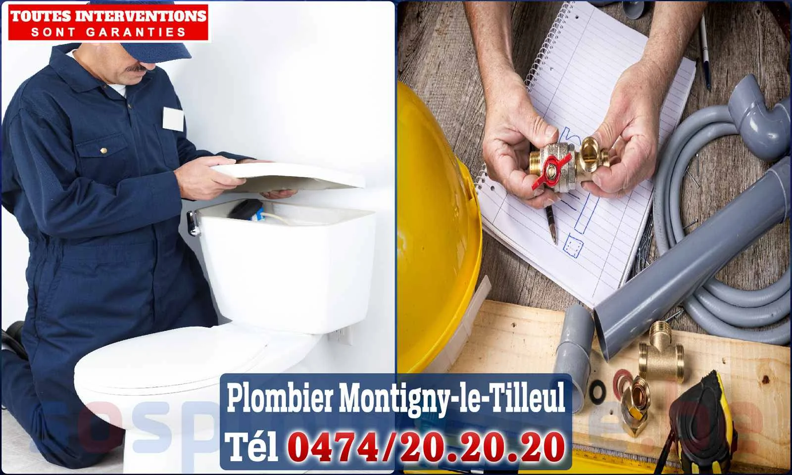 SOS Plomberie - Plombier Montigny-le-Tilleul pour installation et réparation