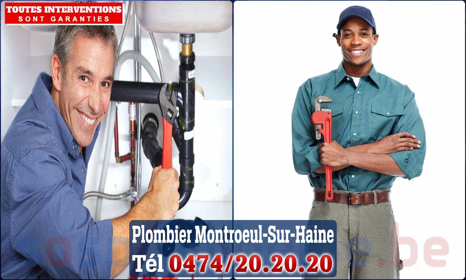 SOS Plomberie - Plombier Montrœul-sur-Haine pour installation et
                    réparation