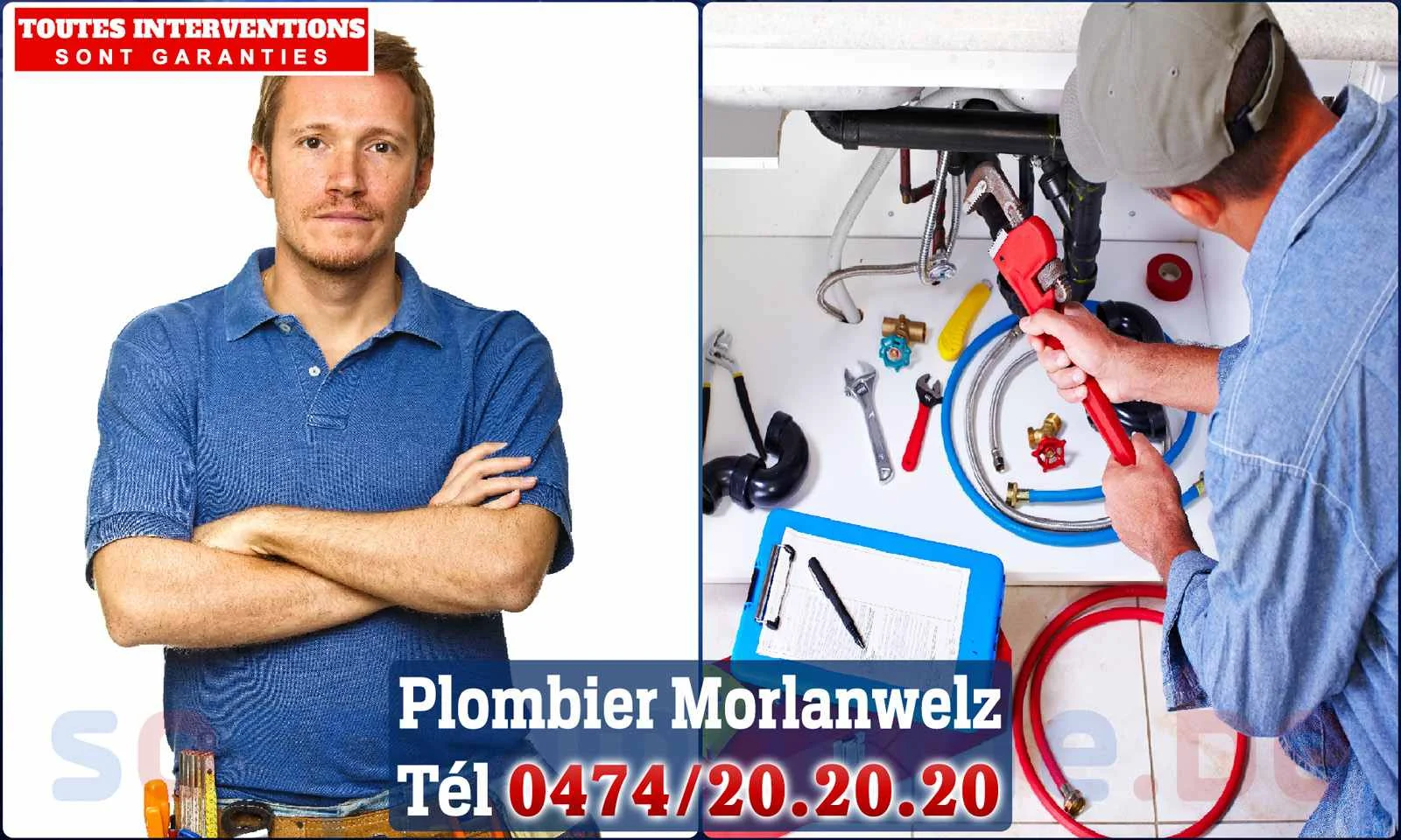 SOS Plomberie - Plombier Morlanwelz pour installation et réparation