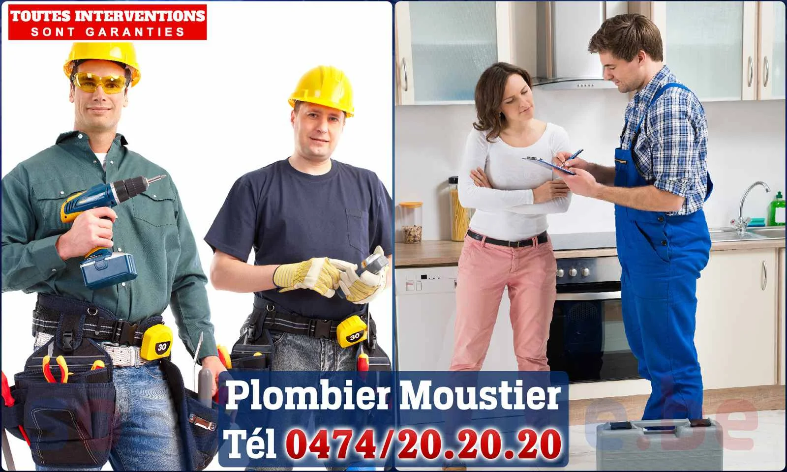 SOS Plomberie - Plombier Moustier pour installation et
                    réparation