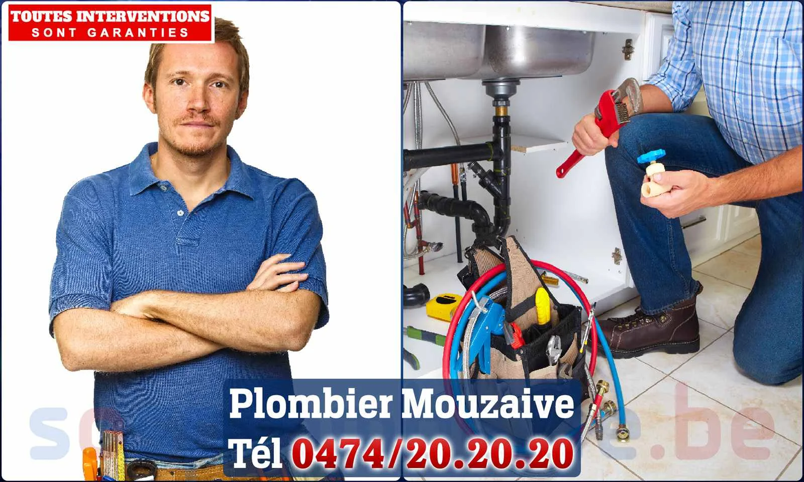 SOS Plomberie - Plombier Mouzaive pour installation et
                    réparation