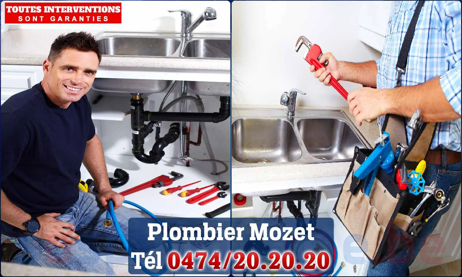 SOS Plomberie - Plombier Mozet pour installation et
                    réparation