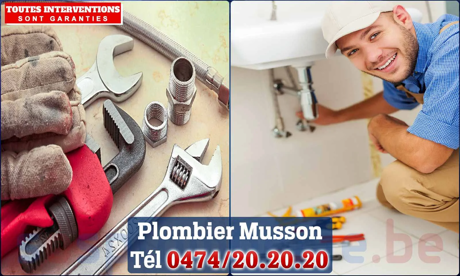 SOS Plomberie - Plombier Musson pour installation et réparation