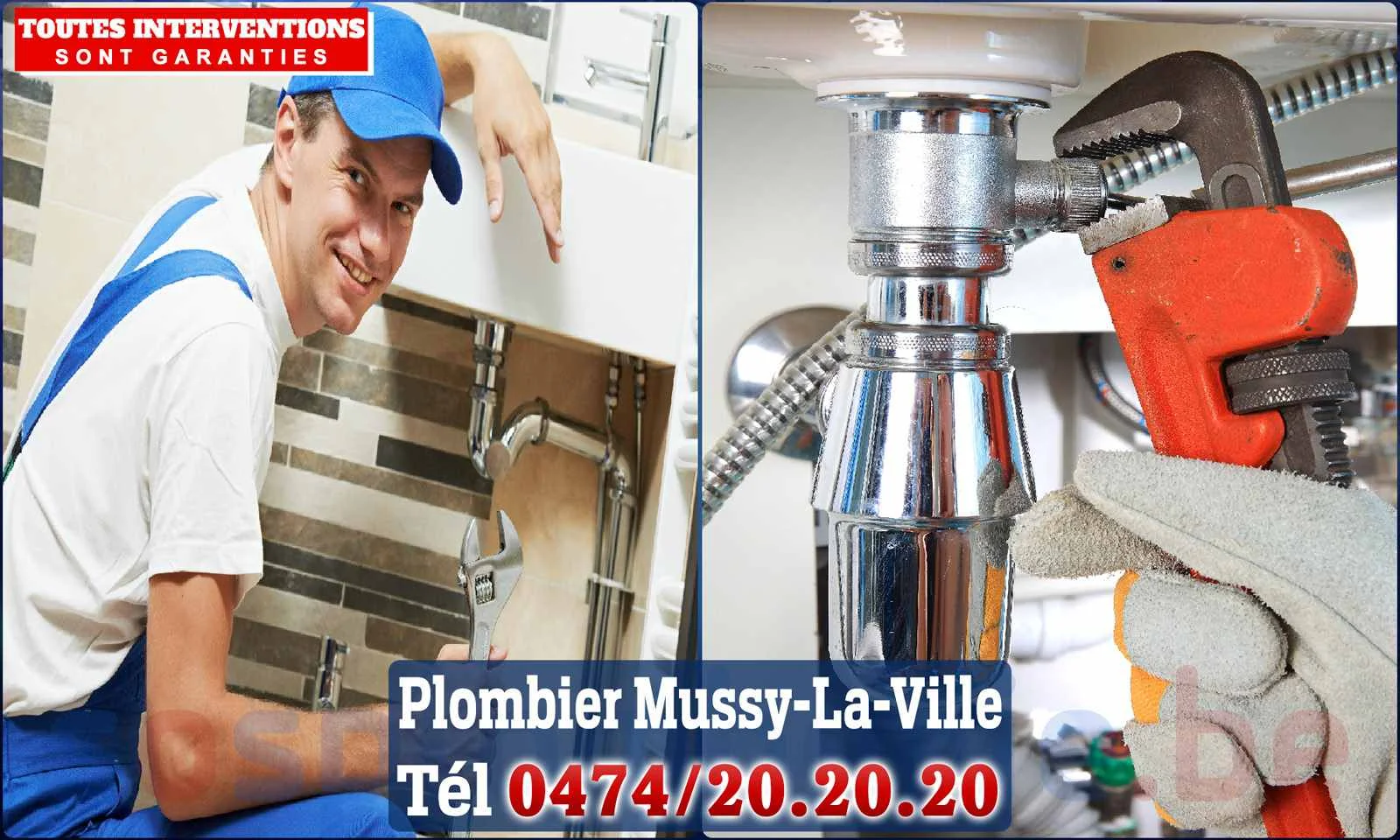 SOS Plomberie - Plombier Mussy-la-Ville pour installation et
                    réparation