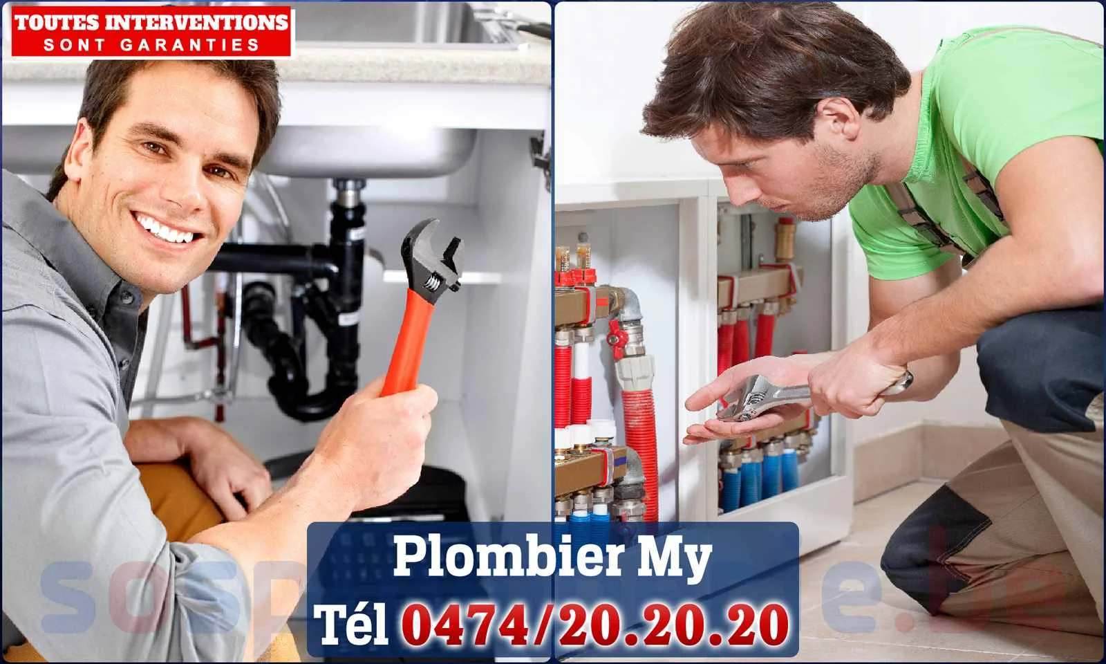 SOS Plomberie - Plombier My pour installation et
                    réparation