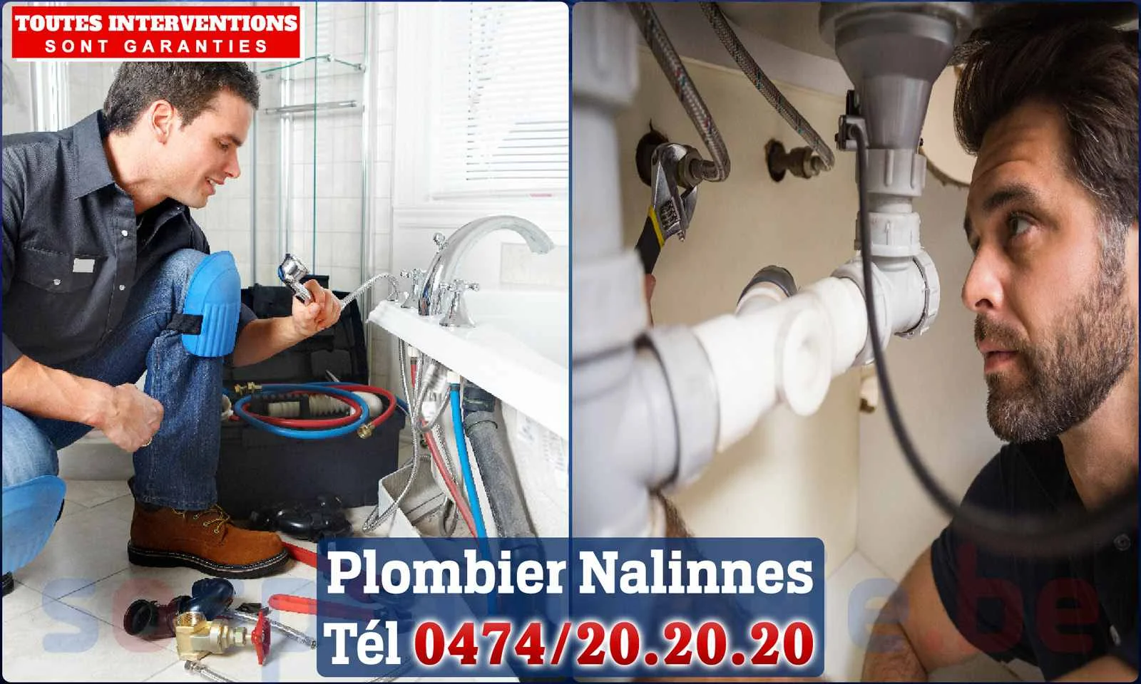 SOS Plomberie - Plombier Nalinnes pour installation et
                    réparation