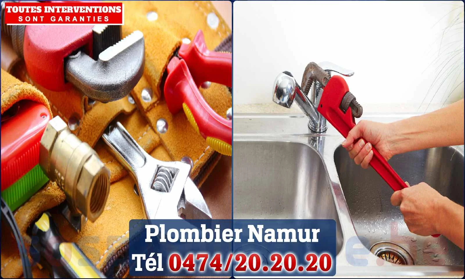 SOS Plomberie - Plombier Namur (Namen) pour installation et réparation