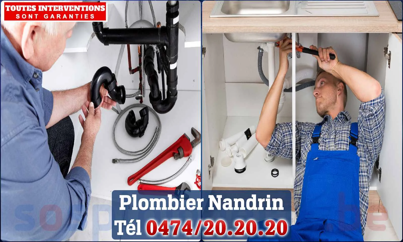 SOS Plomberie - Plombier Nandrin pour installation et réparation