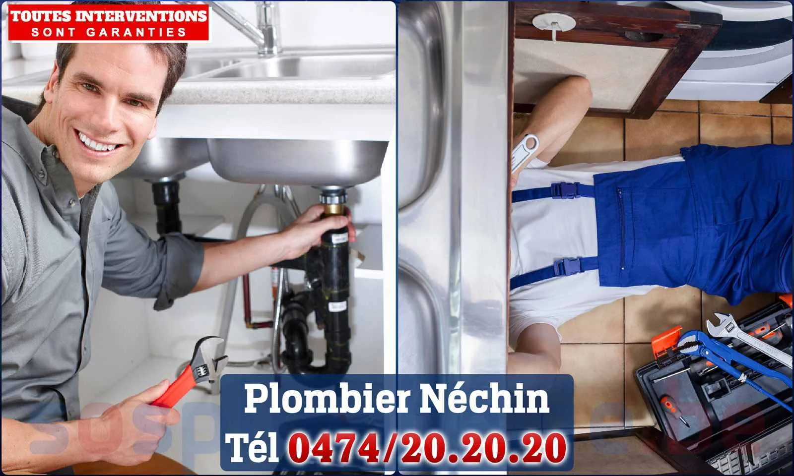 SOS Plomberie - Plombier Néchin pour installation et
                    réparation