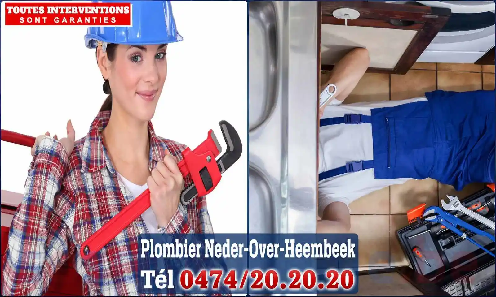 SOS Plomberie - Plombier Neder-Over-Heembeek pour installation et
                    réparation