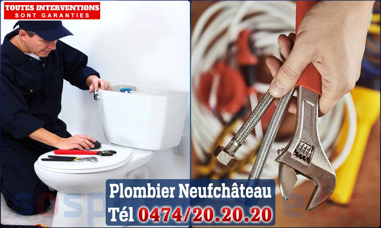 SOS Plomberie - Plombier Neufchâteau pour installation et réparation