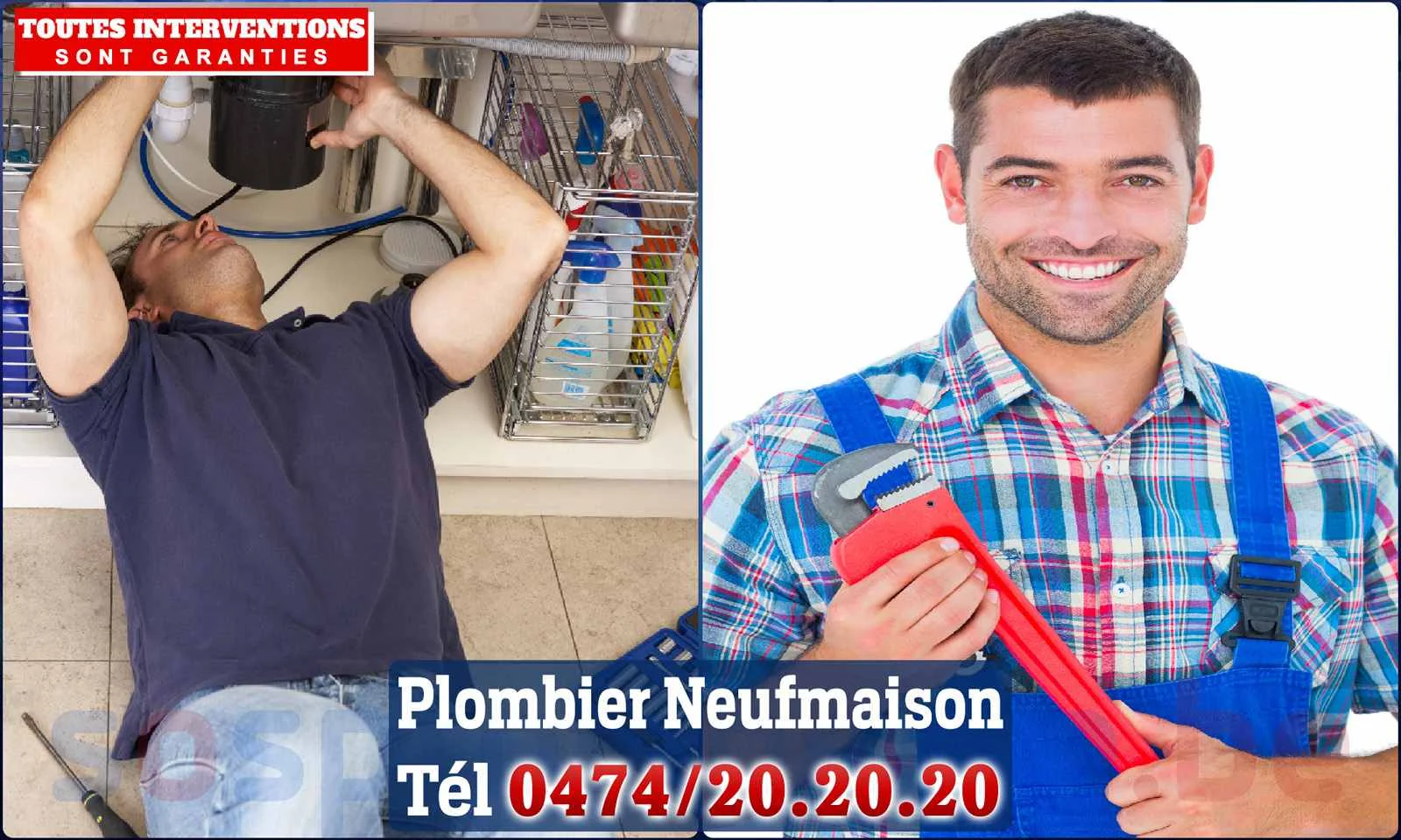 SOS Plomberie - Plombier Neufmaison pour installation et
                    réparation