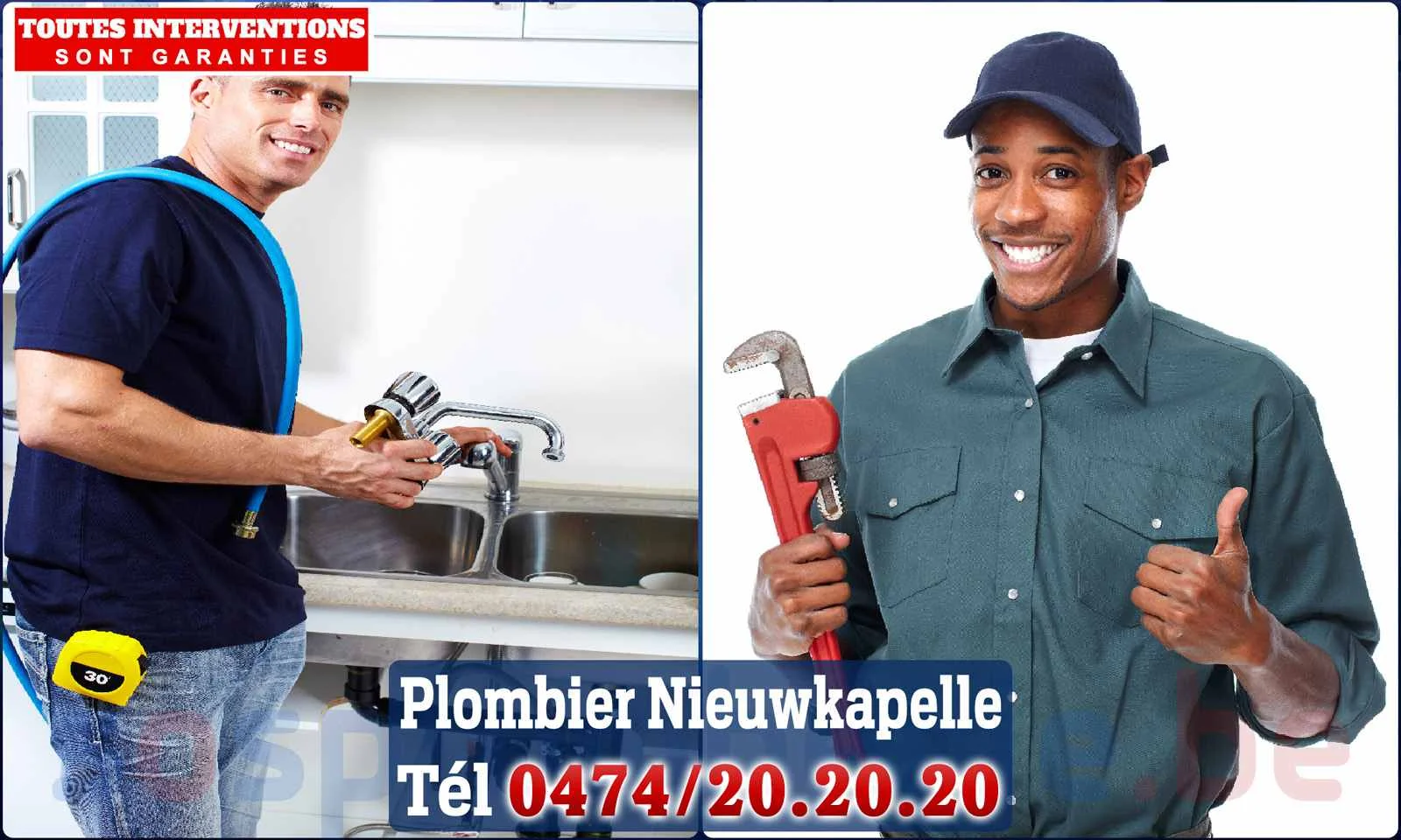 SOS Plomberie - Plombier Nieuwkapelle pour installation et
                    réparation