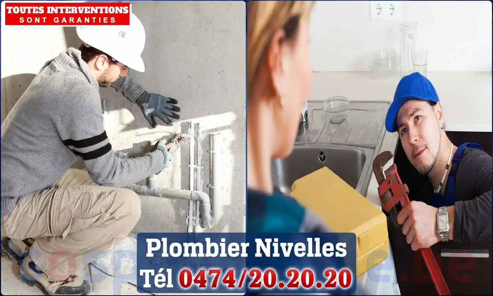 SOS Plomberie - Plombier Nivelles pour installation et réparation