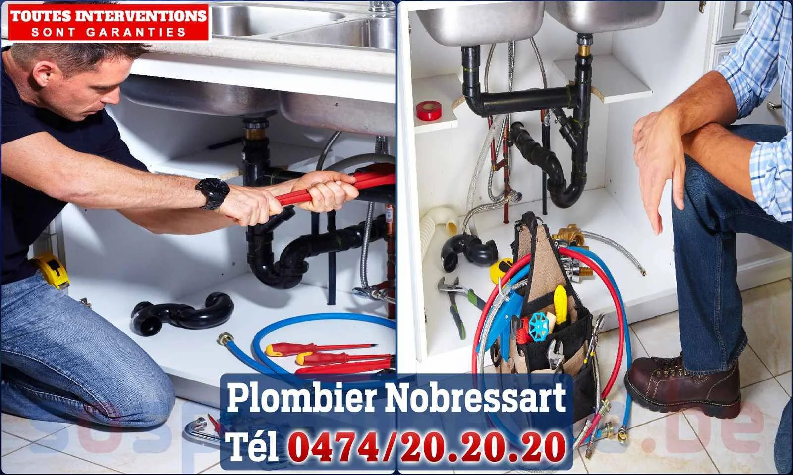 SOS Plomberie - Plombier Nobressart pour installation et
                    réparation