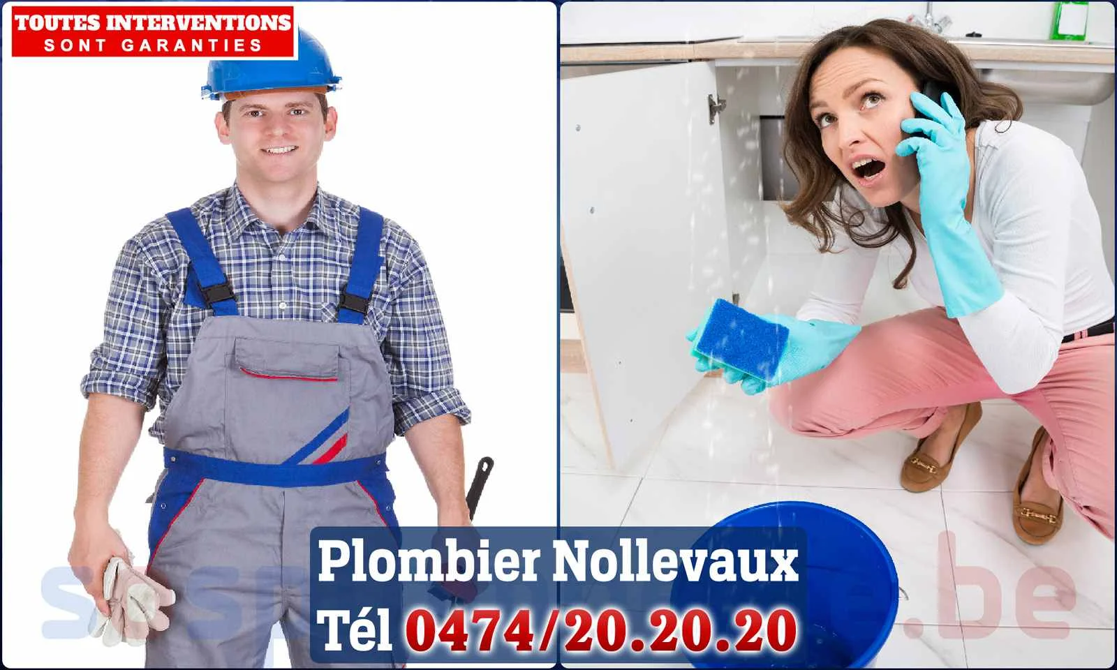 SOS Plomberie - Plombier Nollevaux pour installation et
                    réparation