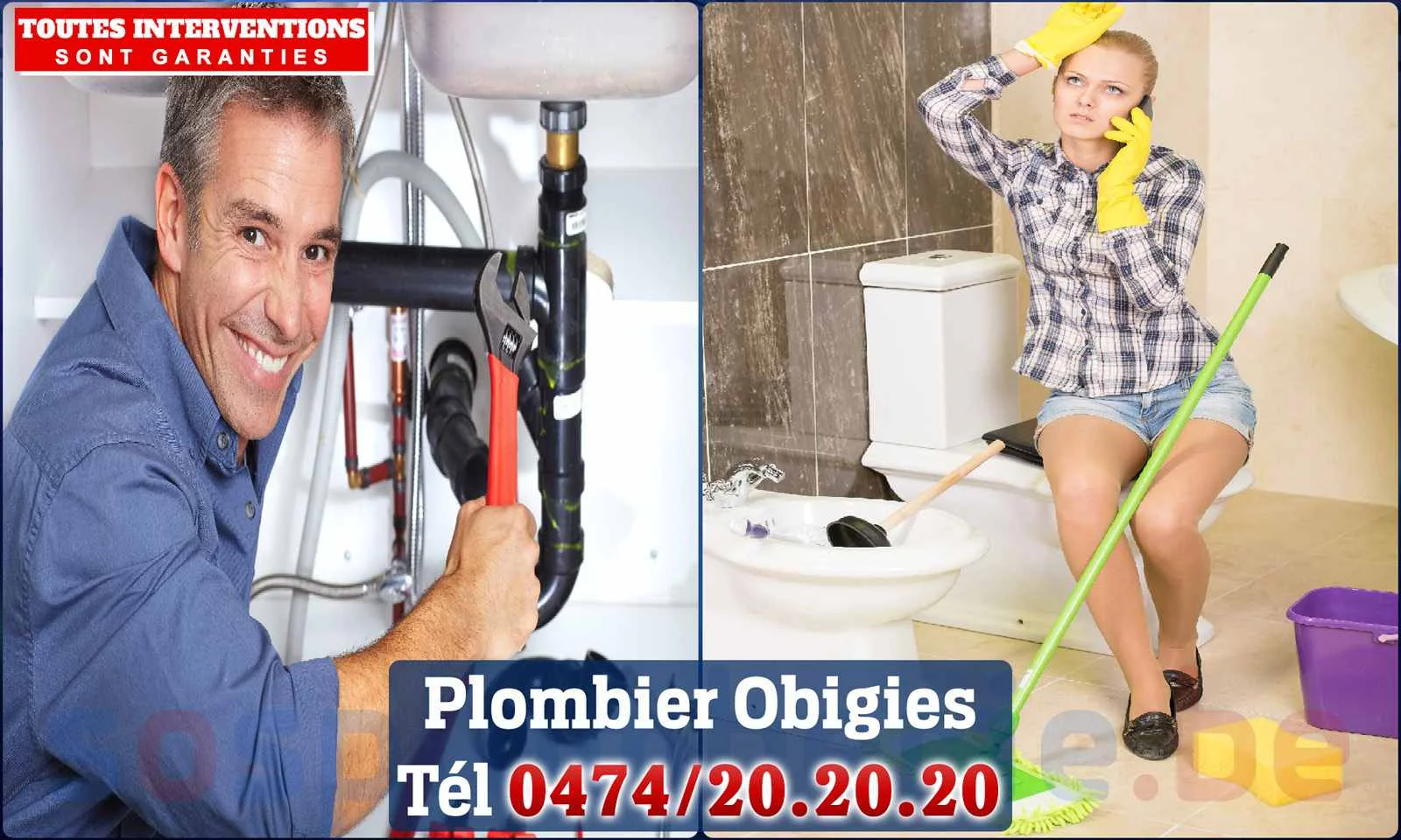 SOS Plomberie - Plombier Obigies pour installation et
                    réparation