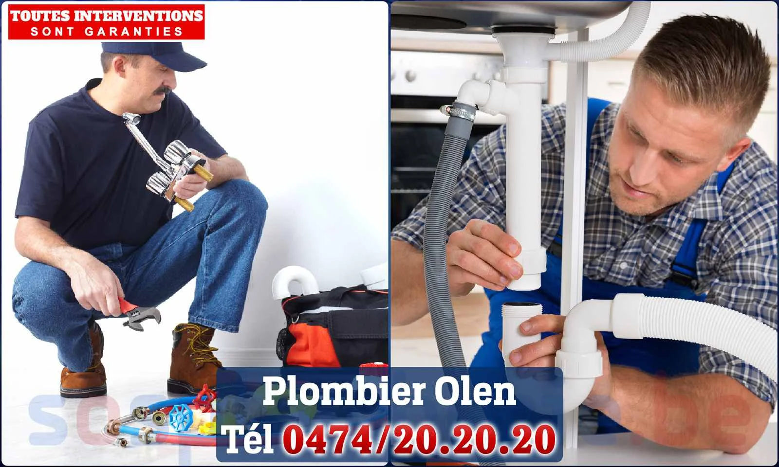 SOS Plomberie - Plombier Olen pour installation et réparation