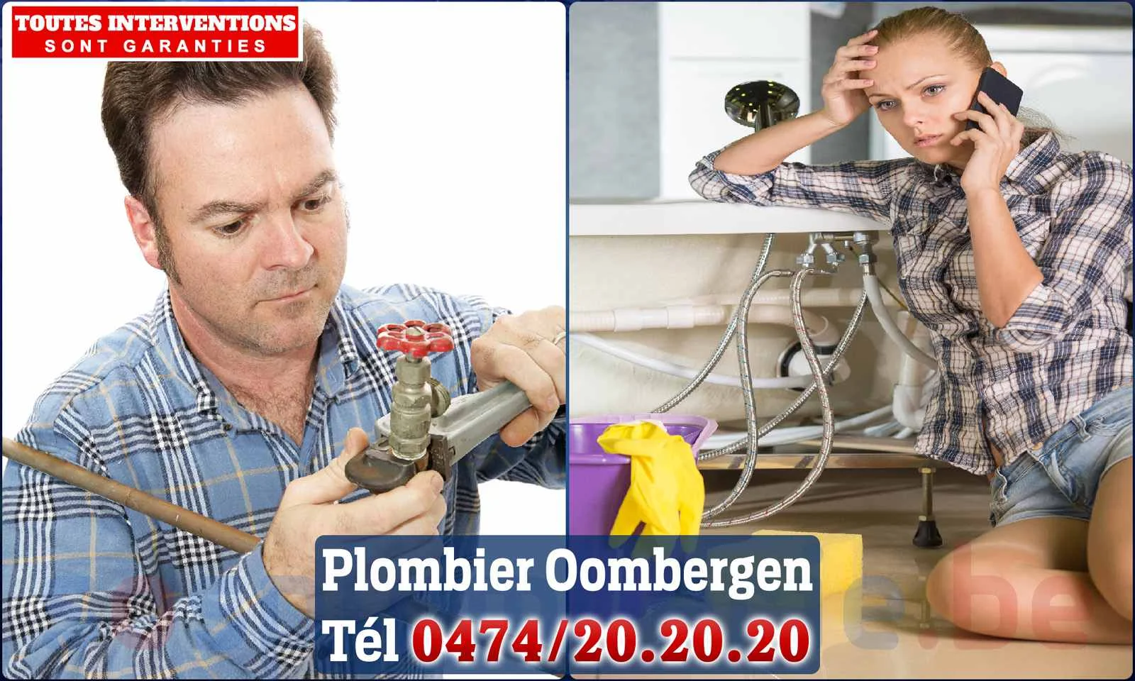 SOS Plomberie - Plombier Oombergen pour installation et
                    réparation