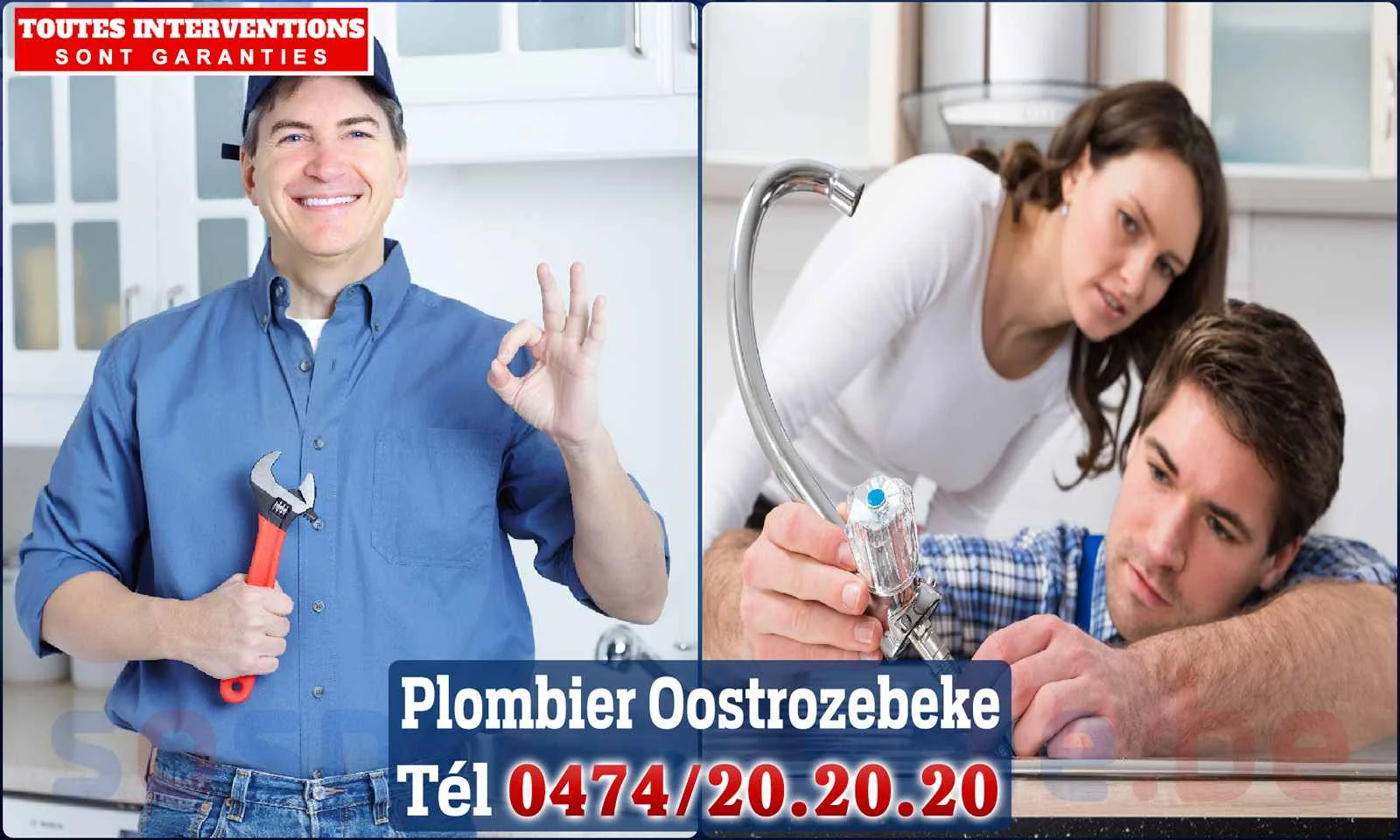 SOS Plomberie - Plombier Oostrozebeke pour installation et réparation