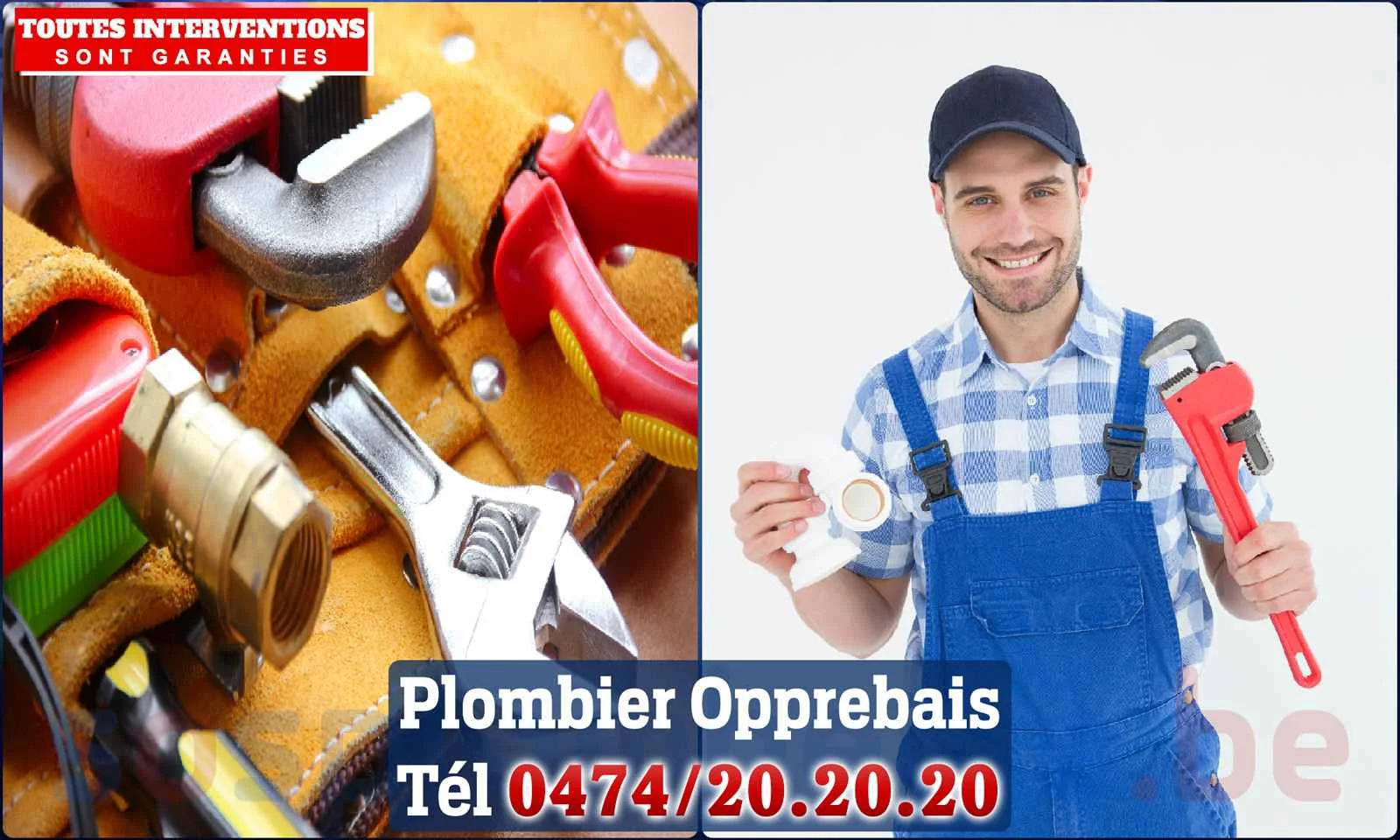 SOS Plomberie - Plombier Opprebais pour installation et
                    réparation