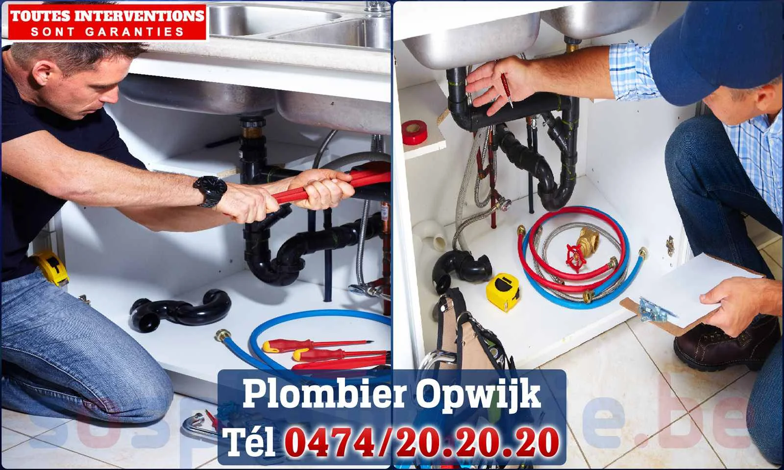 SOS Plomberie - Plombier Opwijk pour installation et réparation