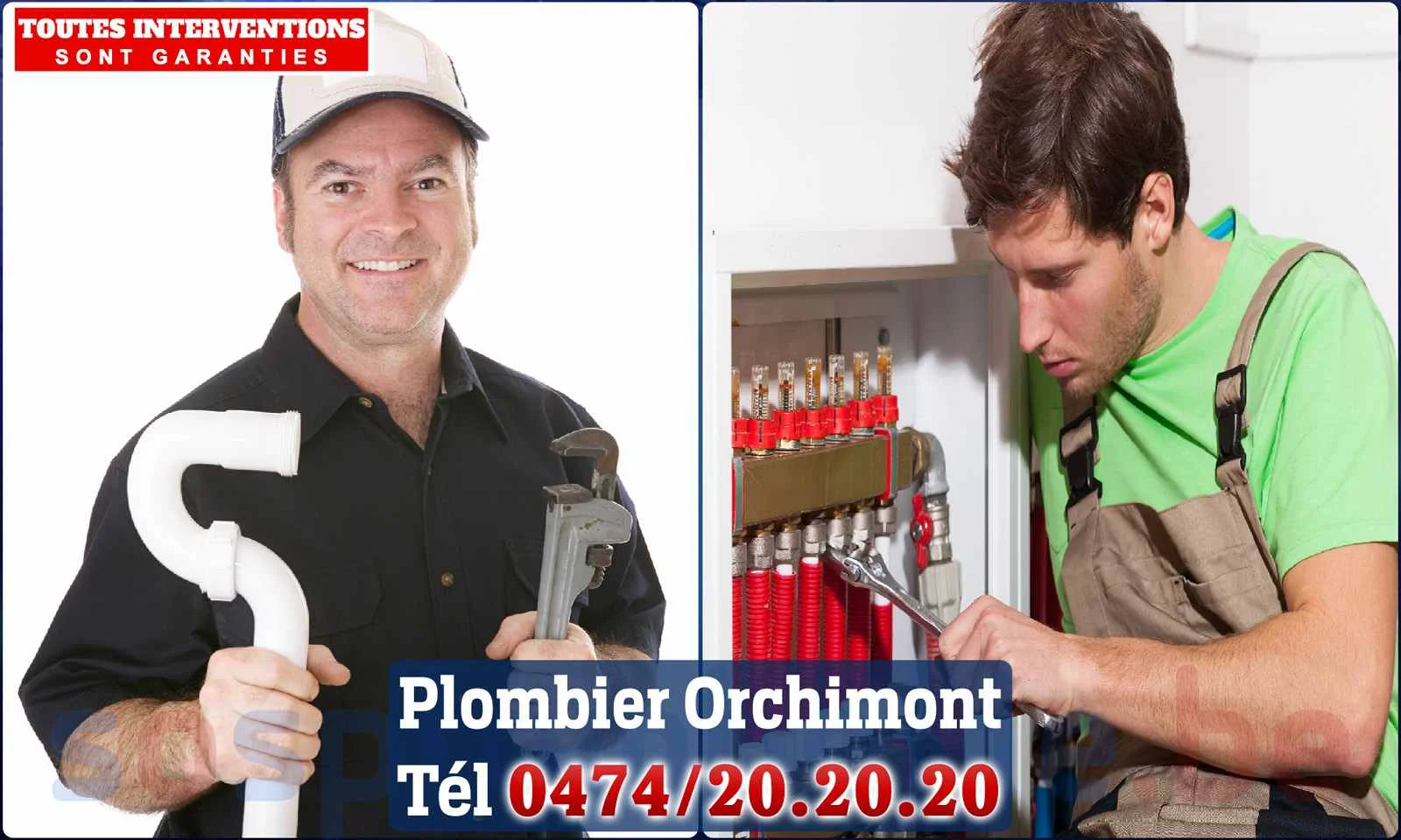 SOS Plomberie - Plombier Orchimont pour installation et
                    réparation