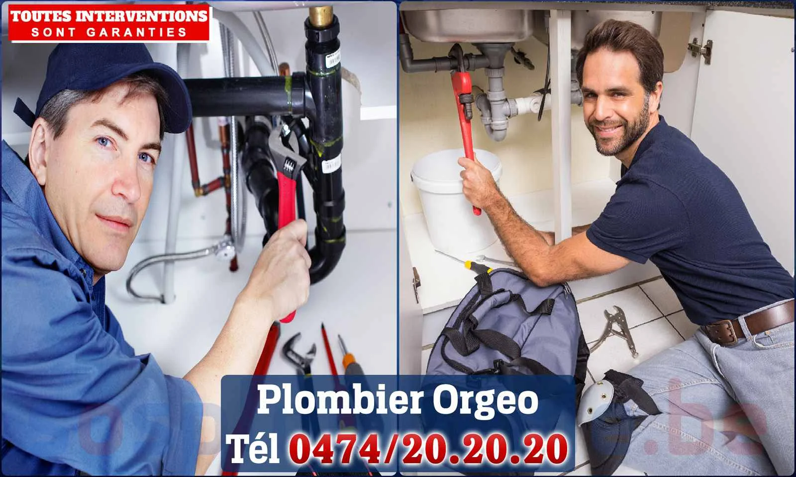 SOS Plomberie - Plombier Orgeo pour installation et
                    réparation