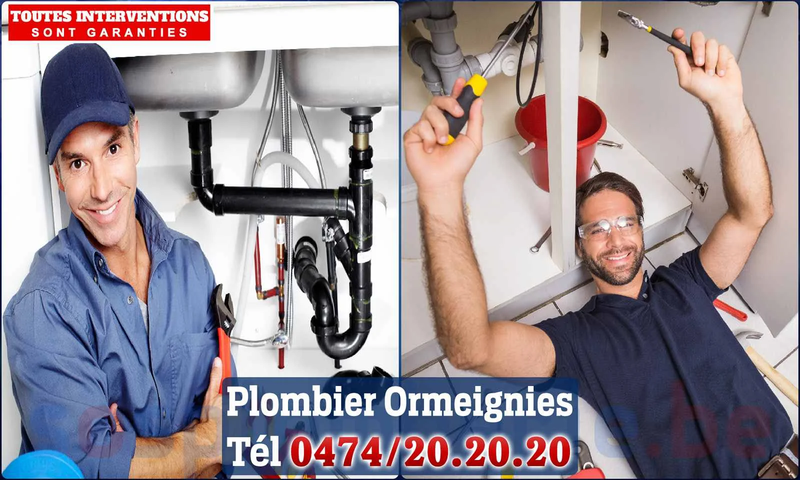 SOS Plomberie - Plombier Ormeignies pour installation et
                    réparation