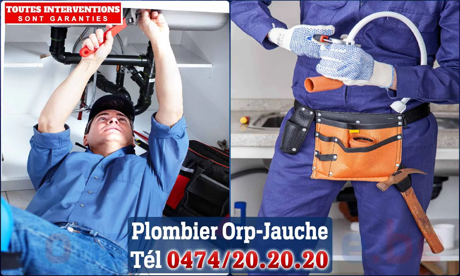 SOS Plomberie - Plombier Orp-Jauche pour installation et réparation