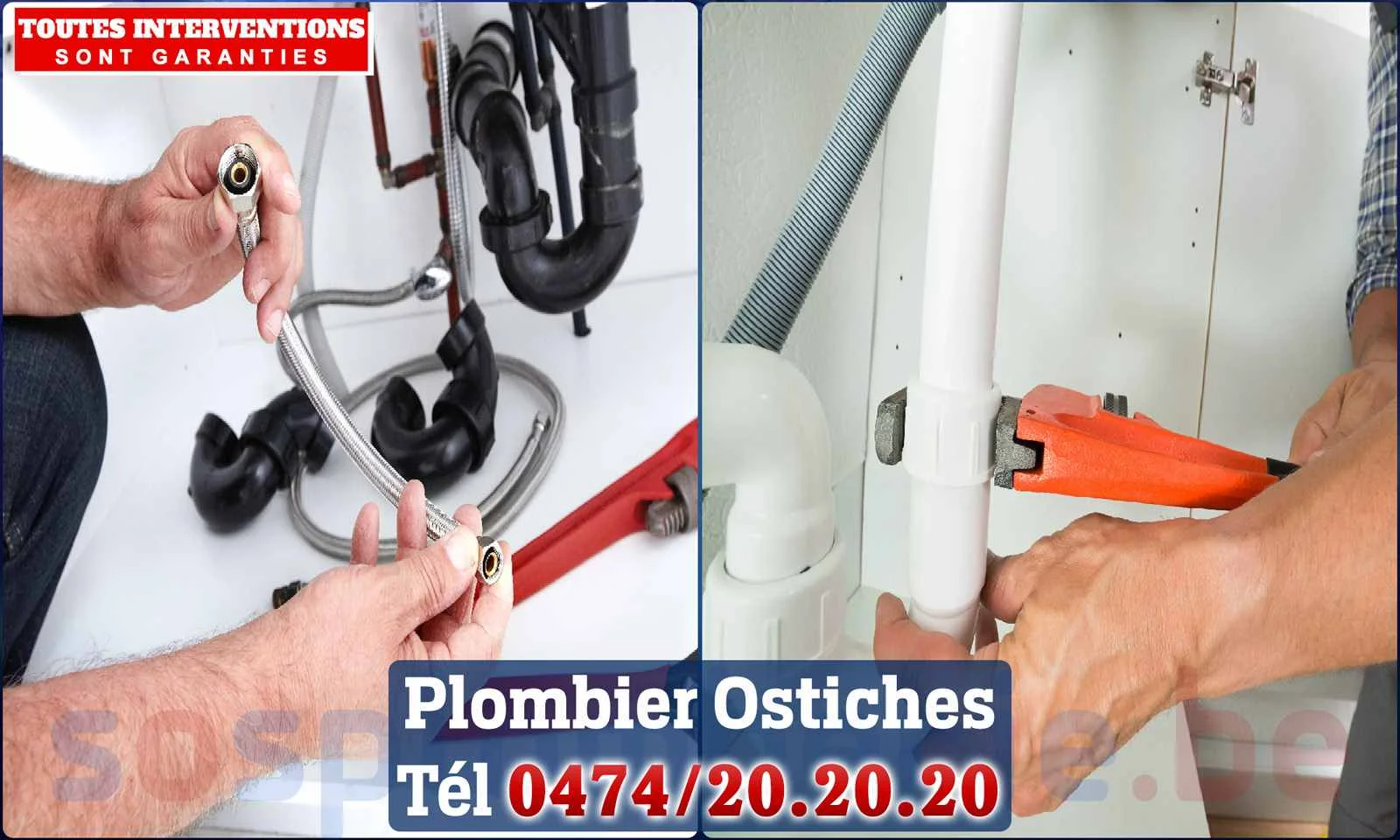 SOS Plomberie - Plombier Ostiches pour installation et
                    réparation