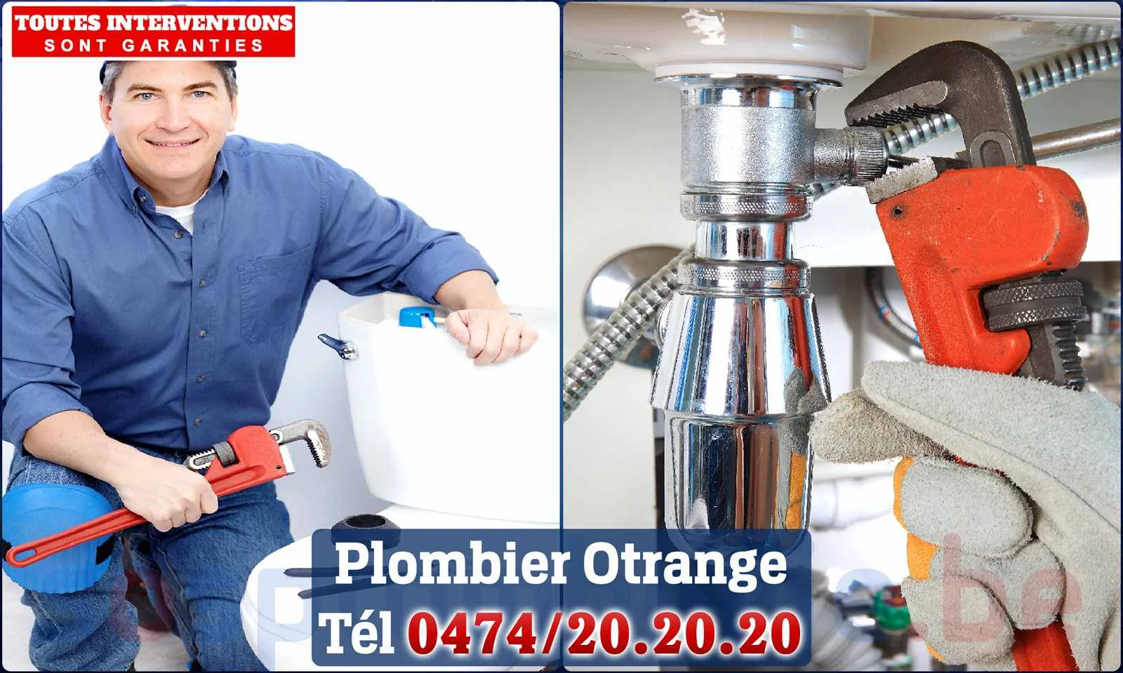 SOS Plomberie - Plombier Otrange pour installation et
                    réparation