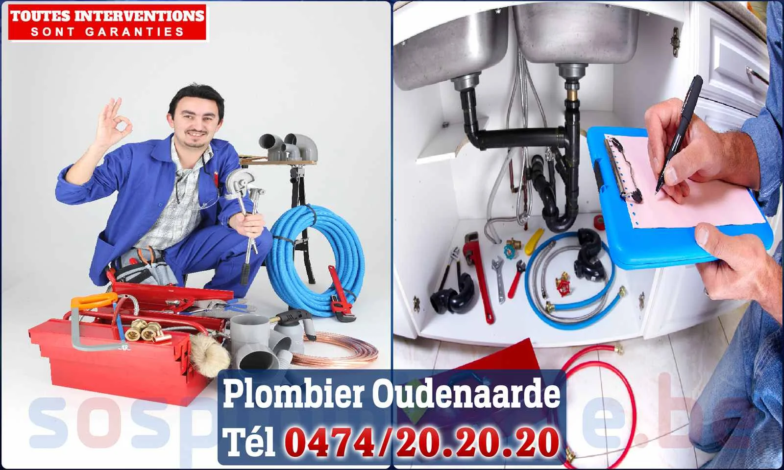 SOS Plomberie - Plombier Oudenaarde pour installation et réparation