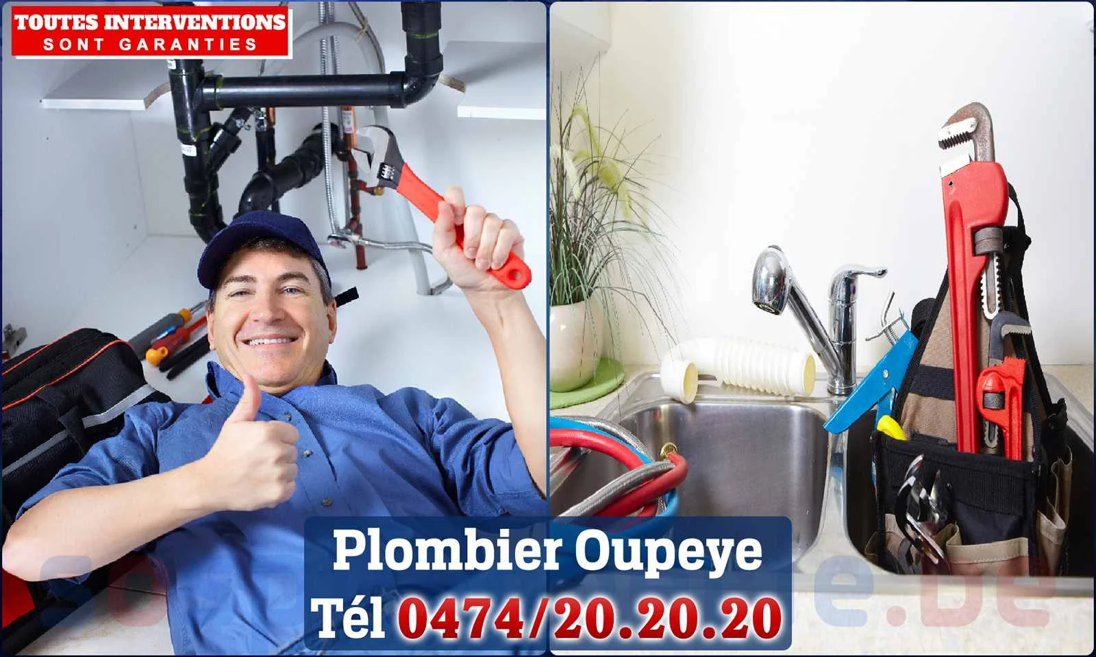 SOS Plomberie - Plombier Oupeye pour installation et réparation