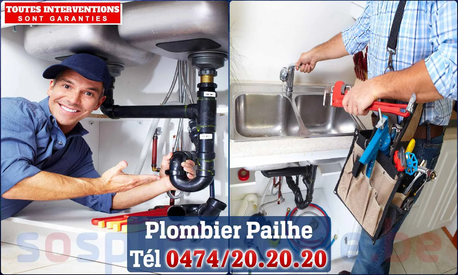 SOS Plomberie - Plombier Pailhe pour installation et
                    réparation