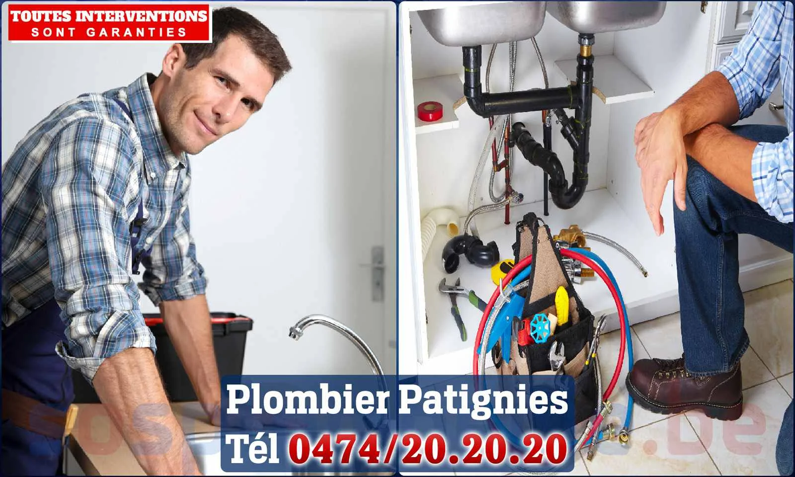 SOS Plomberie - Plombier Patignies pour installation et
                    réparation