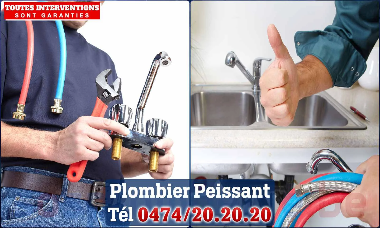 SOS Plomberie - Plombier Peissant pour installation et
                    réparation