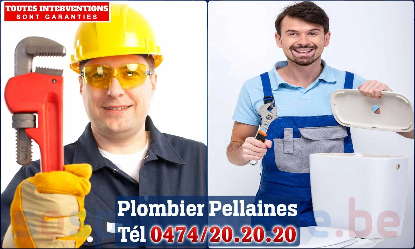 SOS Plomberie - Plombier Pellaines pour installation et
                    réparation