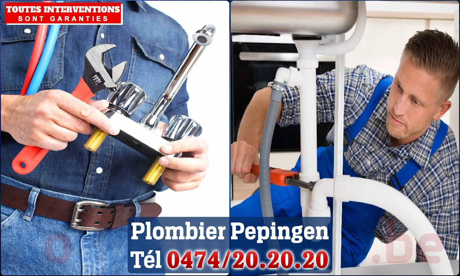 SOS Plomberie - Plombier Pepingen pour installation et réparation